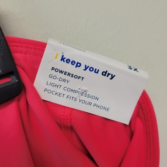 Old Navy High Rise PowerSoft 7/8 Leggings Coralux 3X - Picture 7 of 11